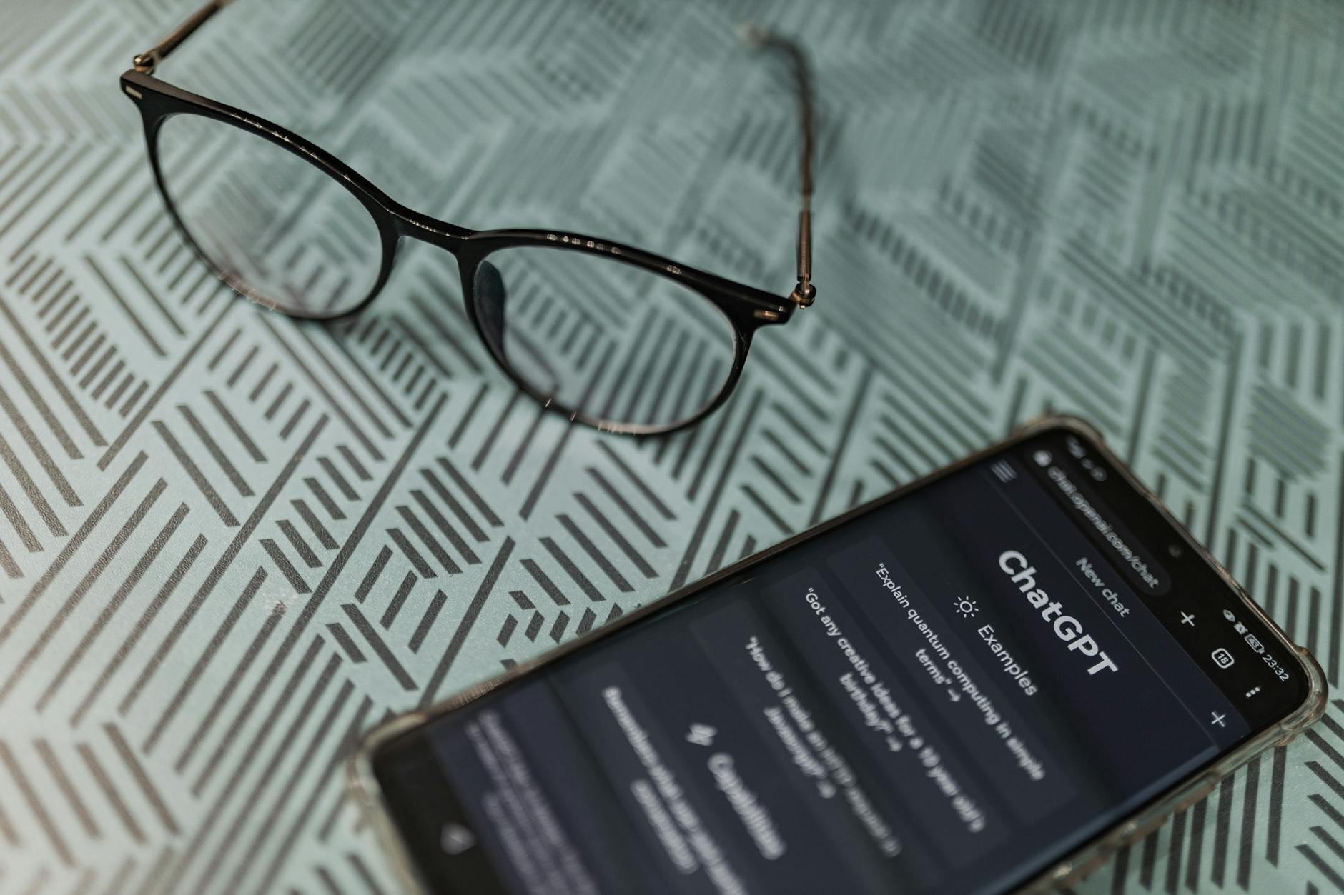Person using smartphone translation app while traveling