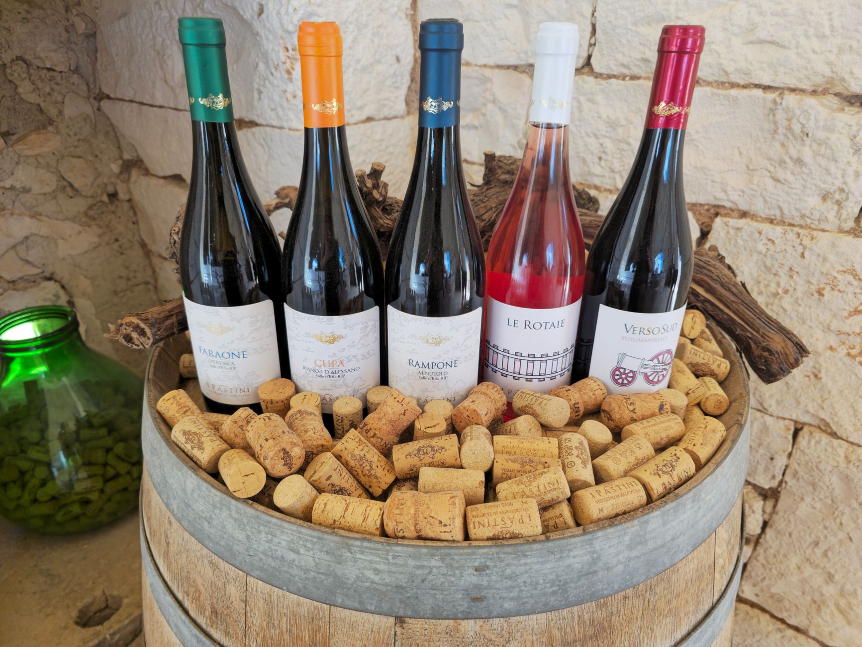 Traditional Georgian clay qvevri vessels used for natural wine fermentation